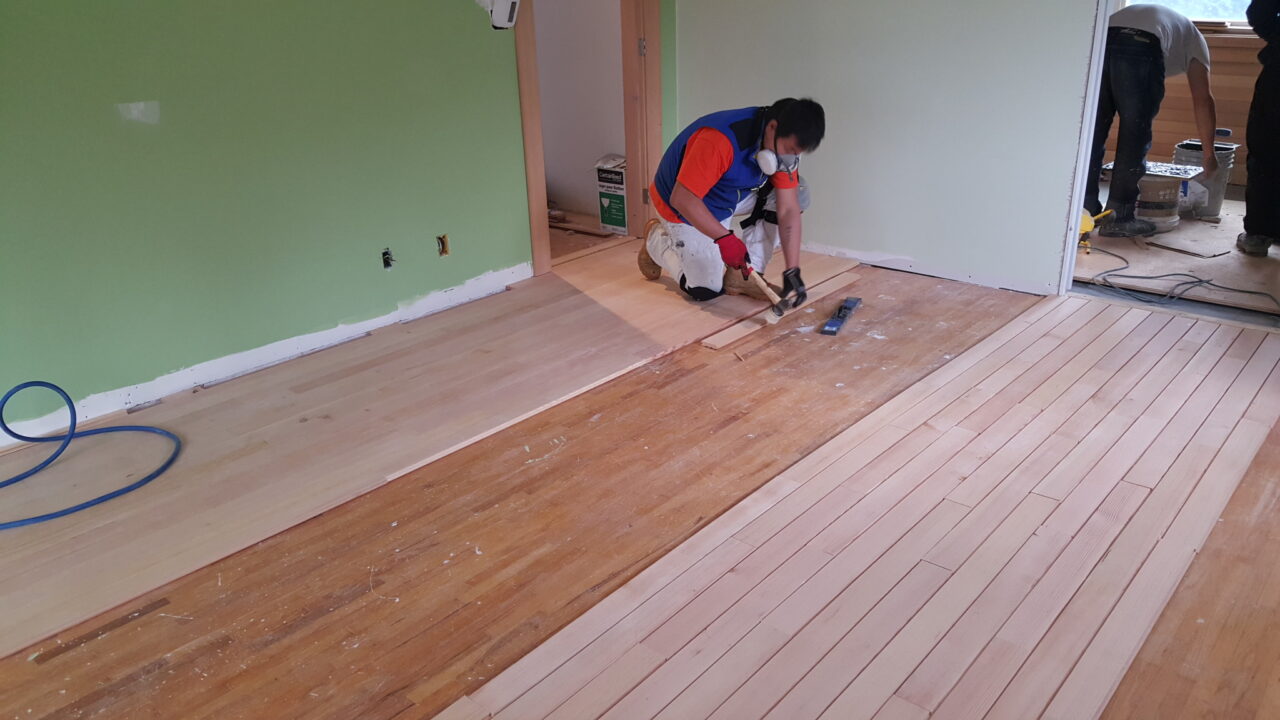 Laminate floor install 4866 Rupert St Vancouver(1)